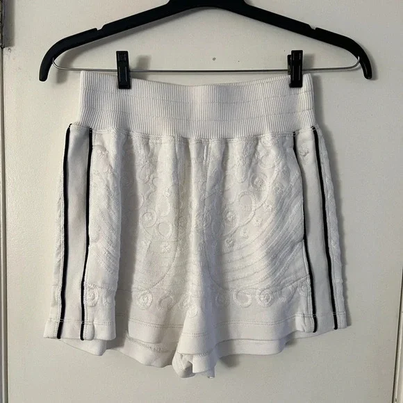 Free People Movement Embroidered Terry Jacket and Short Set